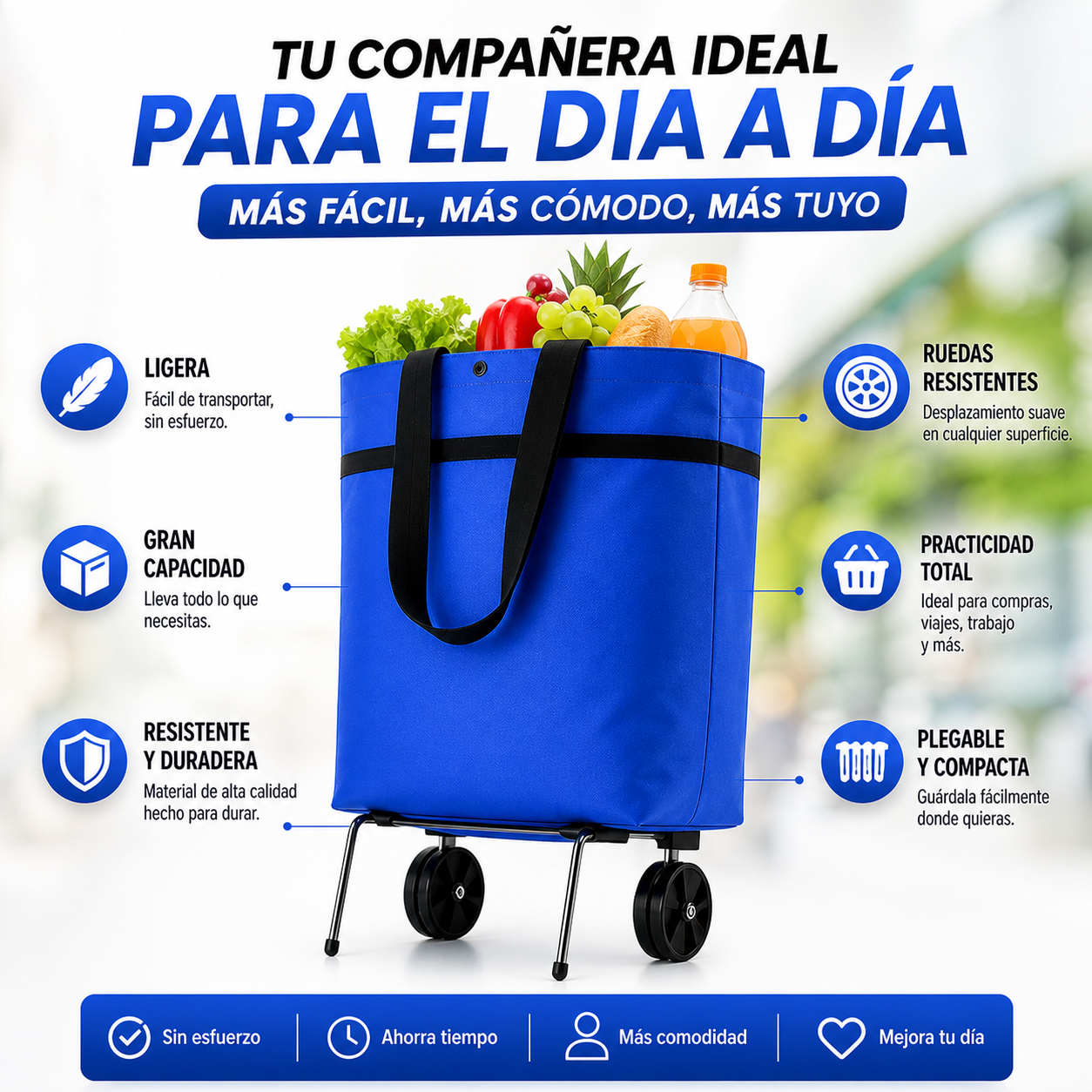 Bolso Carrito Plegable